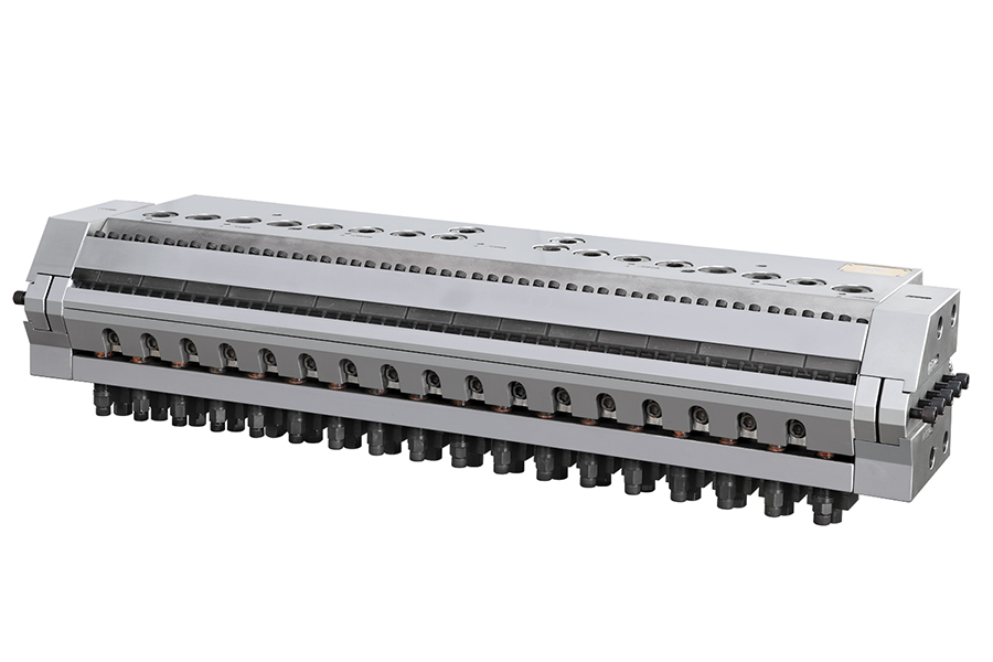 OEM Factory for Plastic extrusion die head - PVC Wave Tile Mould – Weilei